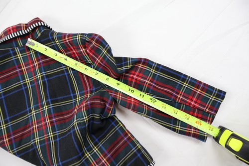 Harajuku Mini For Target Girls Medium 7/8 Long Sleeve Plaid Blazer Jacket - Picture 5 of 12