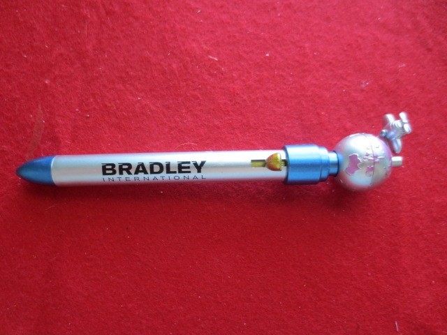 RARE Bradley International Airport "Plane rotating the earth" Pen