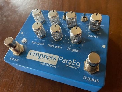EMPRESS EFFECTS PARA EQ W/BOOST Parametric Equalizer Effect Pedal
