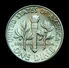 1962-D Roosevelt Silver Dime Uncirculated (T103)
