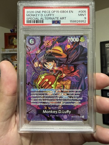 Monkey.D.Luffy (SP Card) graded PSA 9 for sale on eBay