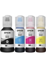 Genuine Epson 502 Ink Combo Bottle for ECO-TANK ET-Printers-OEM-4PK