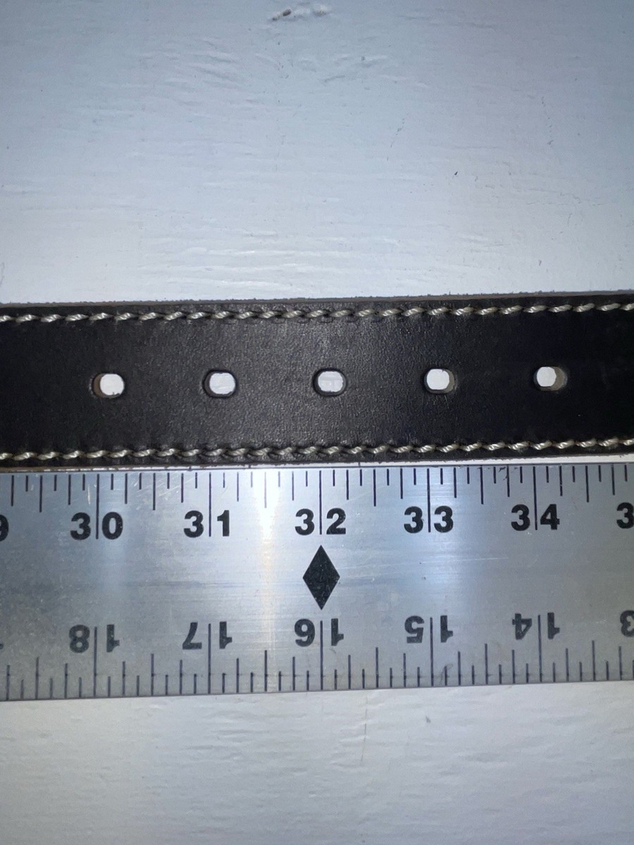 New Black Genuine Leather HD Xtreme 32” Belt #N2711801 JJ-36