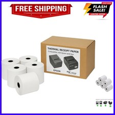 Thermal Receipt Printer Paper Rolls 3 1/8 80mm  3.125 x 230' - 5 Rolls