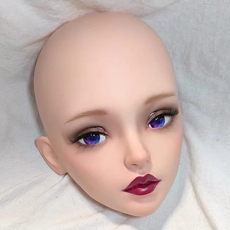 Kigurumi Cosplay Animated Mask Female Crossdresser Head Shell Charming face - Image 2 of 4