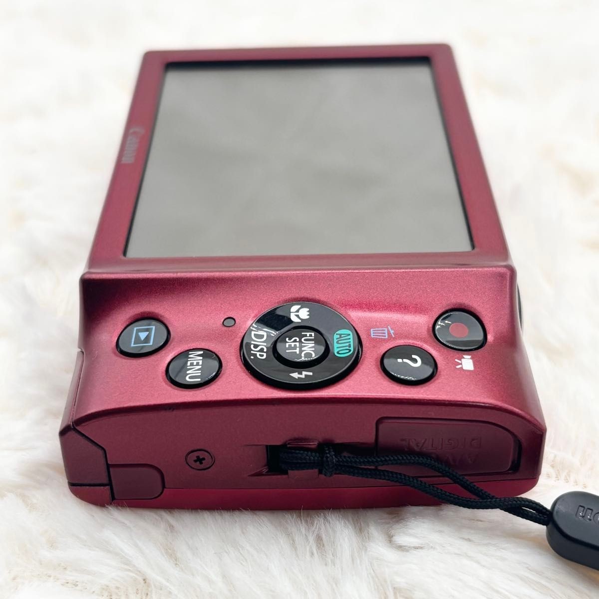 Canon PowerShot A3400 IS Red Digital Camera 16.0MP 5x Zoom HD