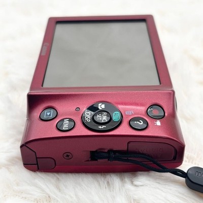 Canon PowerShot A3400 IS Red Digital Camera 16.0MP 5x Zoom HD