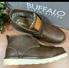 Buffalo David Bitton Men's Metcalf Brown Chukka Boots Size 12 M US