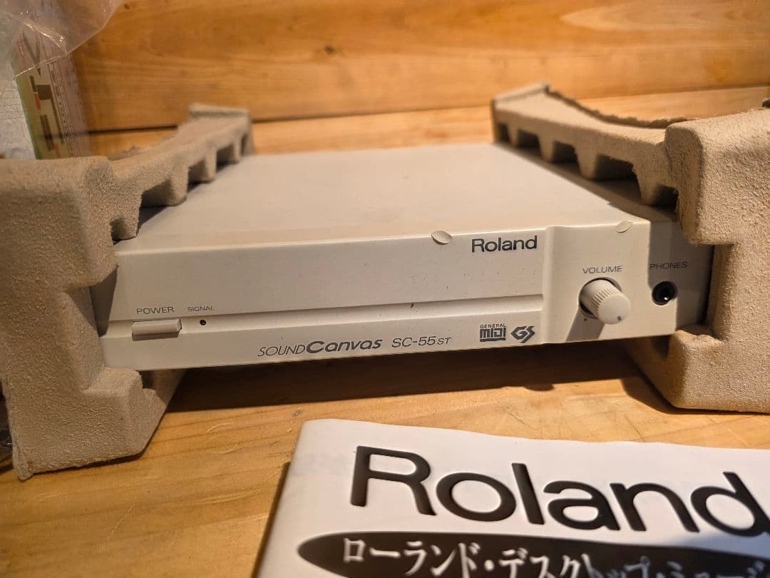 その他 Roland SoundCanvas SC-55ST ROLAND SC-55ST Sound Canvas MIDI Sound Module Desktop Synth White