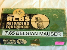 RCBS 7.65 Belgian Mauser (Argie?). used; sizer, seater