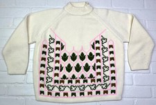 vintage Kimlon RBK Importers sweater Ivory Womens