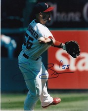 SKIP SCHUMAKER   ST. LOUIS CARDINALS  ACTION SIGNED 8x10