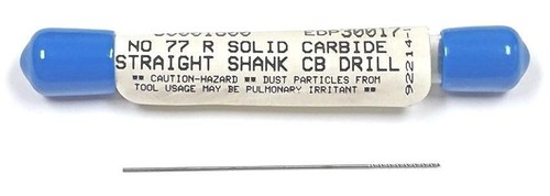#77 (.018") Carbide Circuit Board Drill 118 Degree MA Ford 30017