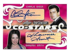 CHARLIE SHEEN & SHAWNEE SMITH 2020 Leaf METAL Pop Century Dual AUTOGRAPH #'d 4/6