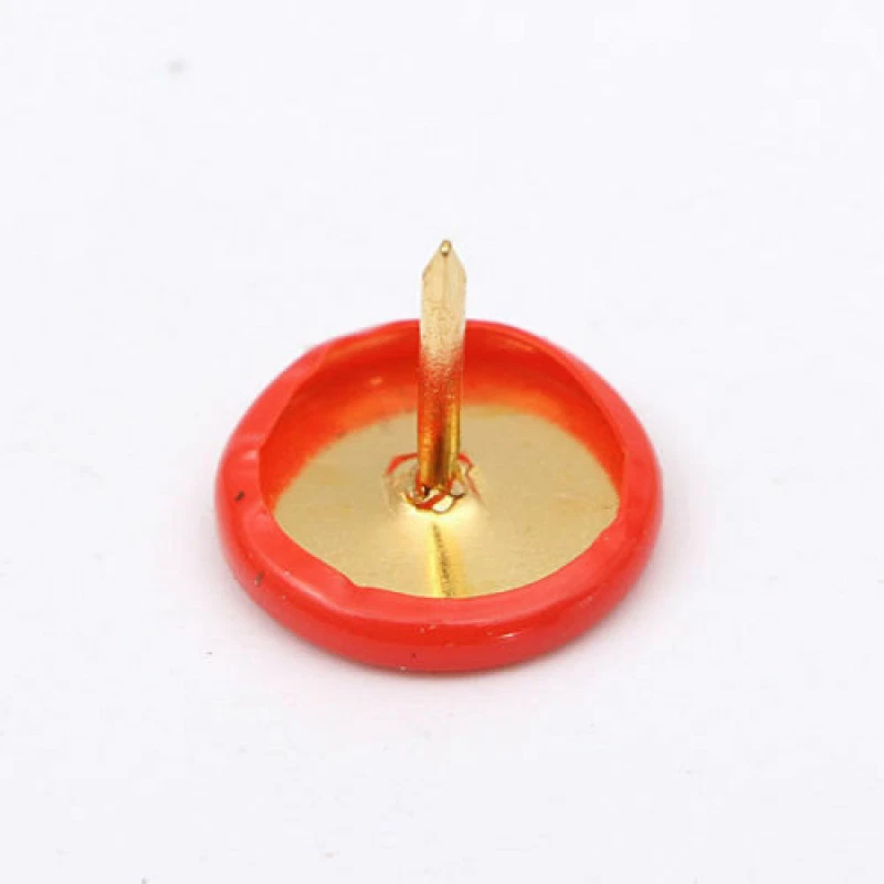 50/100Pcs Drawing Pins Brass Assorted Colours Thumb Tacks Push Board Cork - Image 3 of 4