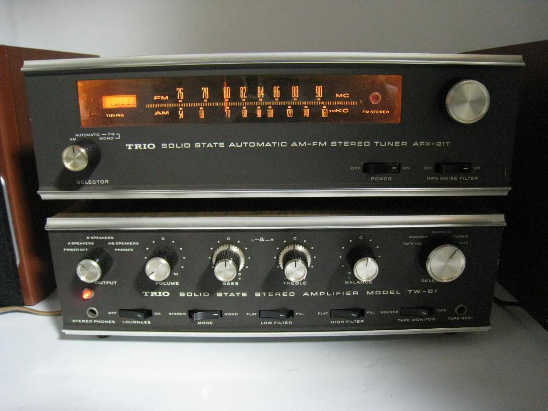 60s TRIO TW-61 プリメインアンプレアトリオビンテージ