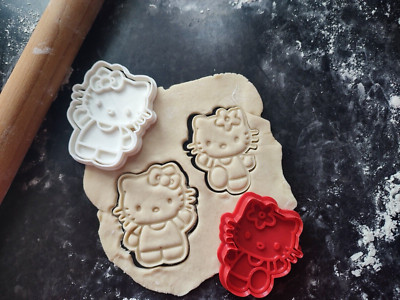 Hello Kitty Ausstecher Set - Fondant Präger Keksmaschine Werkzeug