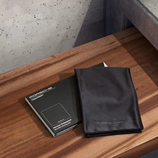 Porsche Tequipment Microfiber Cloth - Black