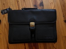 Black, brand new Ameri Leather briefcase