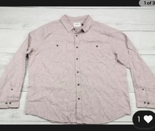 Goodfellow  Co Standard Fit Long Sleeve Button Down Men's Shirt Size Medium