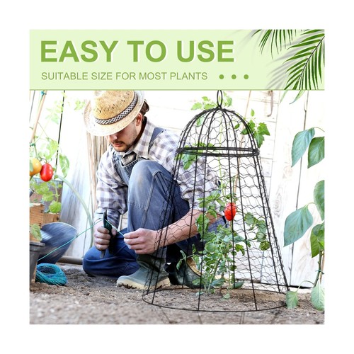 12 Pack Garden Chicken Wire Cloche, 12" D x 15.7" Plant Protectors and Covers... - Picture 4 of 6