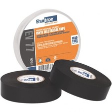 Shurtape - Professional Grade, UL Listed, Black Electrical Tape  ROLL OF 10