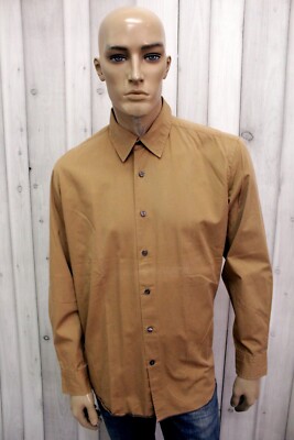 JOOP! Size XL Mens Cotton Shirt Shirt Chemise Casual Long Sleeve 