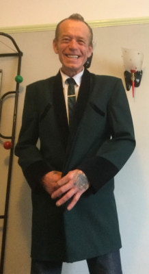 TEDDY BOY DRAPE JACKET CHEST 50 DARK GREEN  1950s ROCK N ROLL TRADITIONAL TAILOR