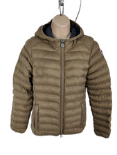 Womens Invicta Size Uk Xsmall Khaki Light Padded Quilted Hood Puffer Jacket Coat