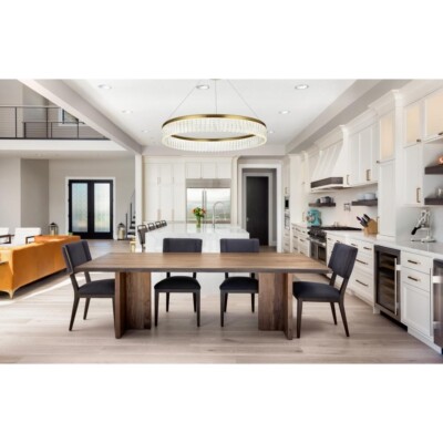 Chandelier Modern Foyer Living Dining Room Bathroom Satin Gold Light Fixture 32''