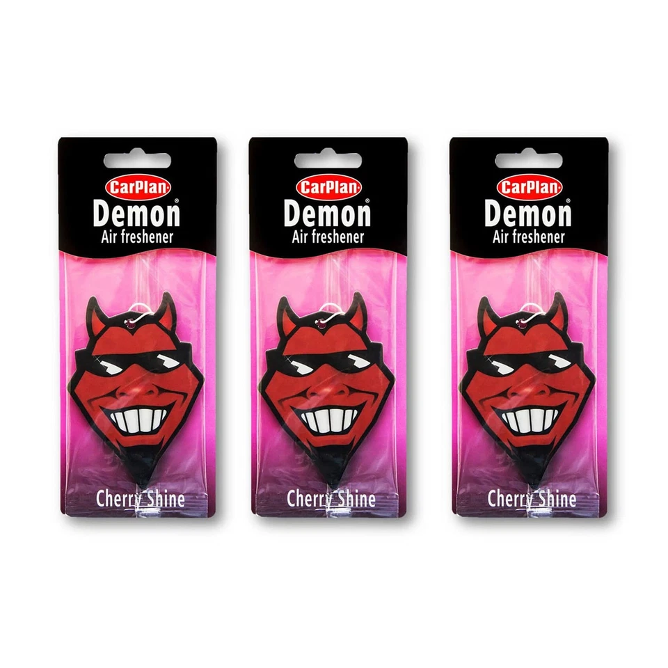CarPlan Demon DAC001 Single Carded Air Freshener Cherry x 3