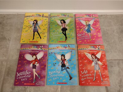 Lot 6 RAINBOW MAGIC Fashion Fairies Daisy Meadows books set, #2 3
