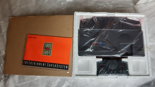 TurboGrafx PAL Model *BOXED W/BLAZING LAZERS (Gunhed), CABLES & CONTROLLER - NEW - Picture 8 of 11