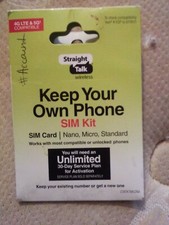 straight talk sim card activation kit