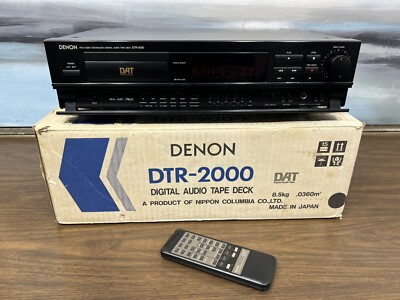 Denon Pcm Audio/Digital Audio Tape Deck DTR-2000 FOR PARTS -AS IS Denon Pcm Audio/Digital Audio Tape Deck DTR-2000 FOR PARTS -AS IS