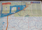 GULF OIL Gas service station Pennsylvania Tourgide road map — photo 4