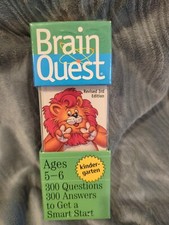 Brain Quest Kindergarten Revised 3rd Edition Ages 5-6 300 Questions Smart Start