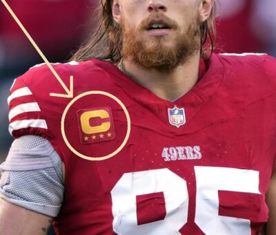 2023 San Francisco 49ers George Kittle TE Iron-on CAPTAIN