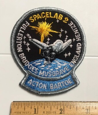 NASA Space Shuttle Challenger Mission Spacelab 2 STS-51F Embroidered ...