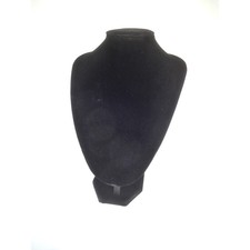 Buste présentoir noir pour bijoux collier petit modèle