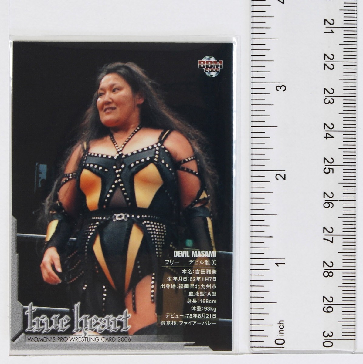 DEVIL MASAMI - 2006 BBM Women's Pro-Wrestling Trading Card | eBay
