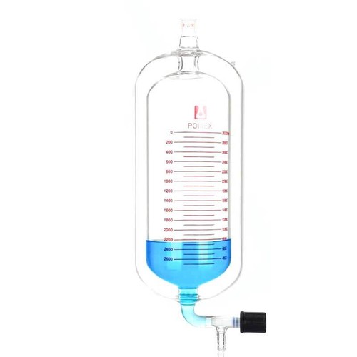 Double-Layer Distillation Bottle with Vacuum Piston 100ml-500ml Lab Supply - Picture 3 of 13