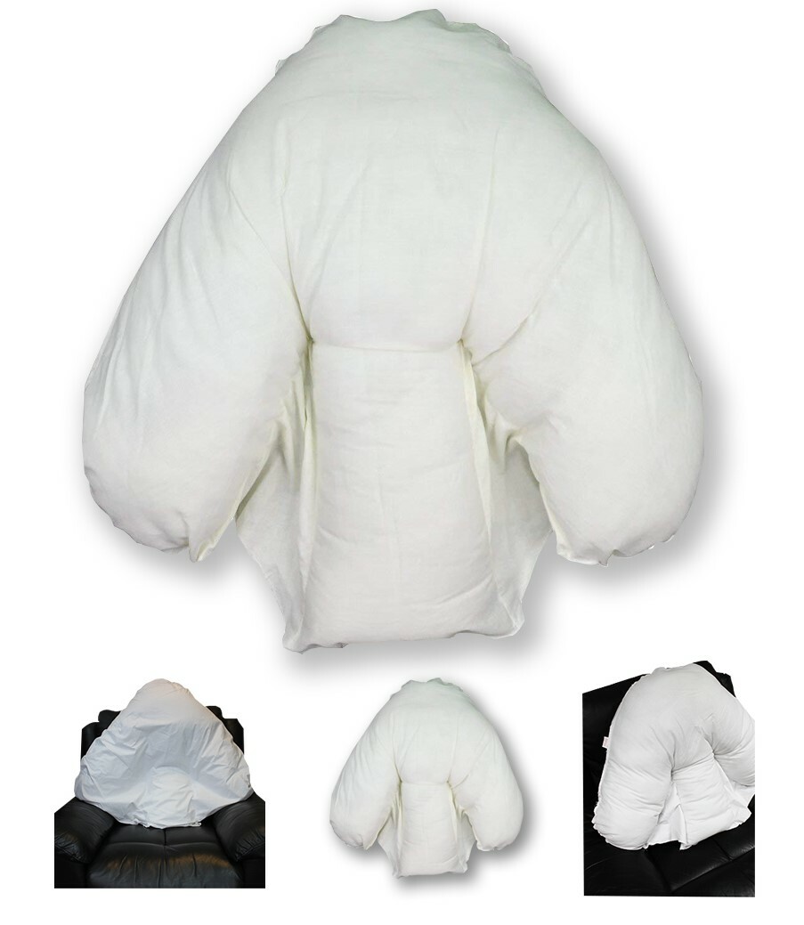 Batwing Pillow with Case Lumbar Seat Cushions Orthopaedic Back Support