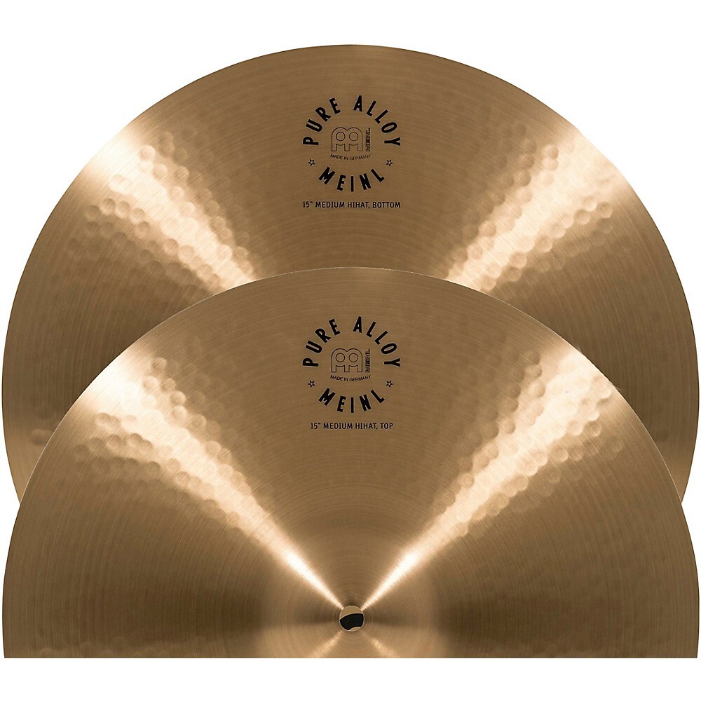 Meinl Pure Alloy Traditional Medium Hi-Hat Cymbal Pair 15 in. | eBay