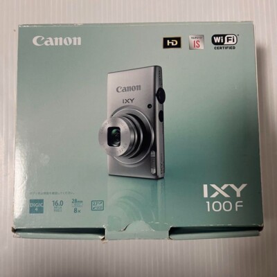 Near Mint Canon IXY 100F Silver Digital Camera ELPH 120 IS IXUS 