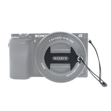 2x 67mm Leather Sticker Logo Cut Out Lens Cap Holder f Sony A7R IV III/A7 III/A9