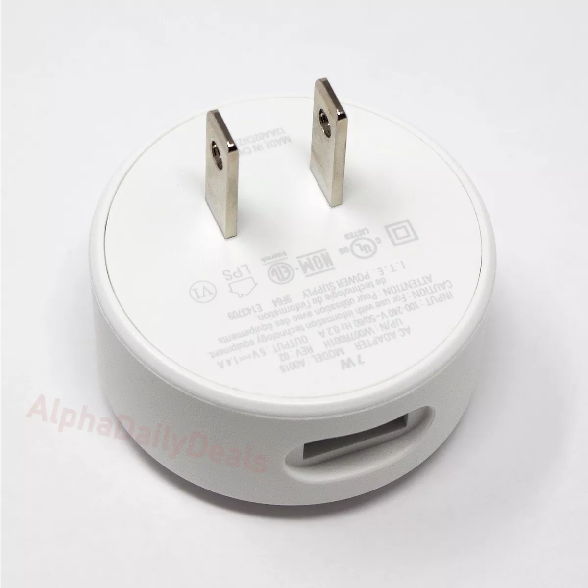 Genuine OEM Google Nest Cam Indoor AC Power Adapter Charger A0018 7W 5V 1.4A Genuine OEM Google Nest Cam Indoor AC Power Adapter Charger A0018 7W 5V 1.4A