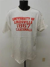 New Louisville Cardinals Mens sizes S-M-L-XL White Shirt by J.America