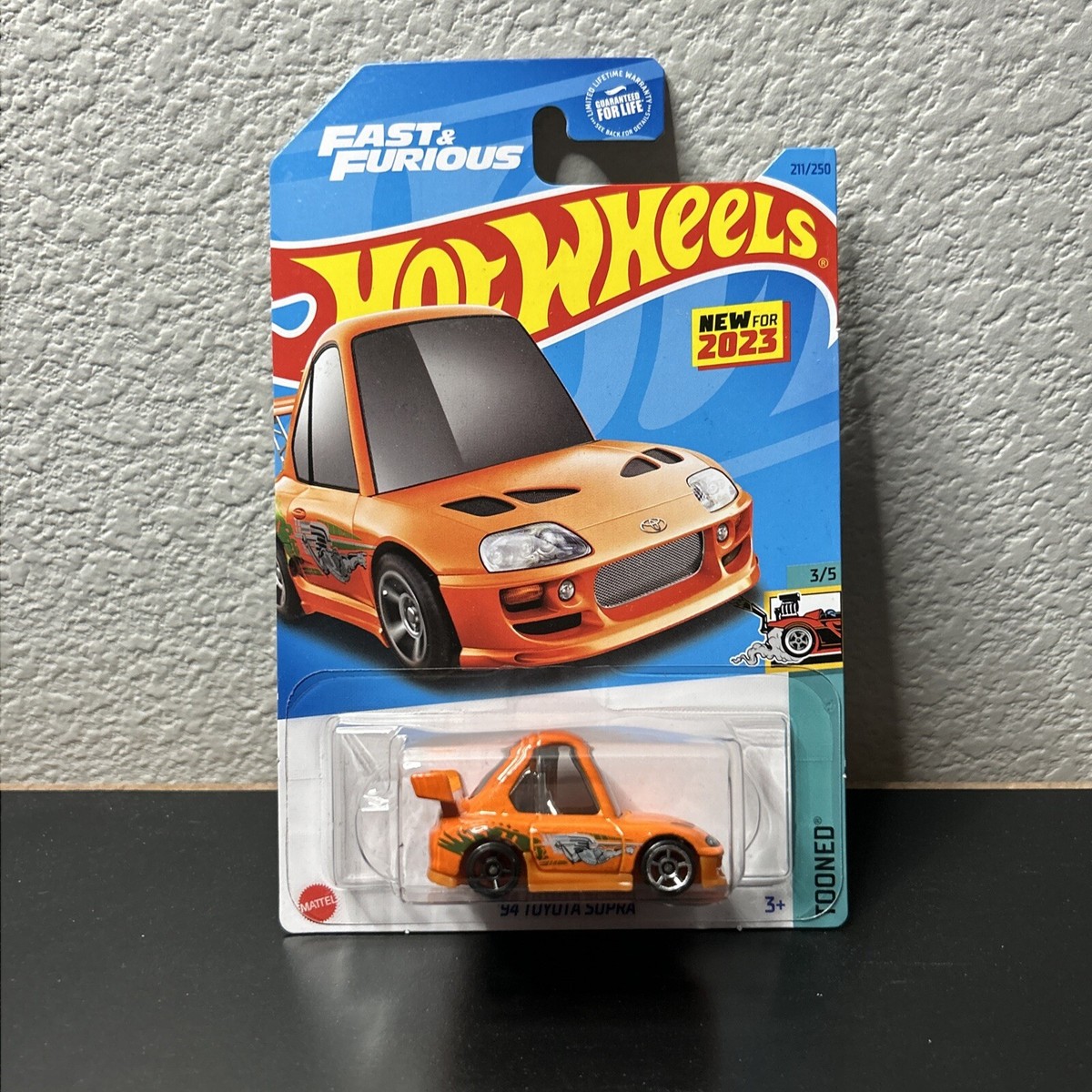 😱 🚨Error Hot Wheels - Tooned '94 Toyota Supra - Orange 😱 🚨Error Hot Wheels - Tooned '94 Toyota Supra - Orange