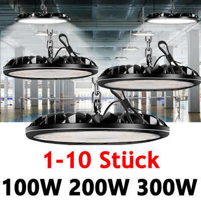 UFO LED Hallenbeleuchtung Werkstattlampe Industrie Decken Strahler Hallenleuchte